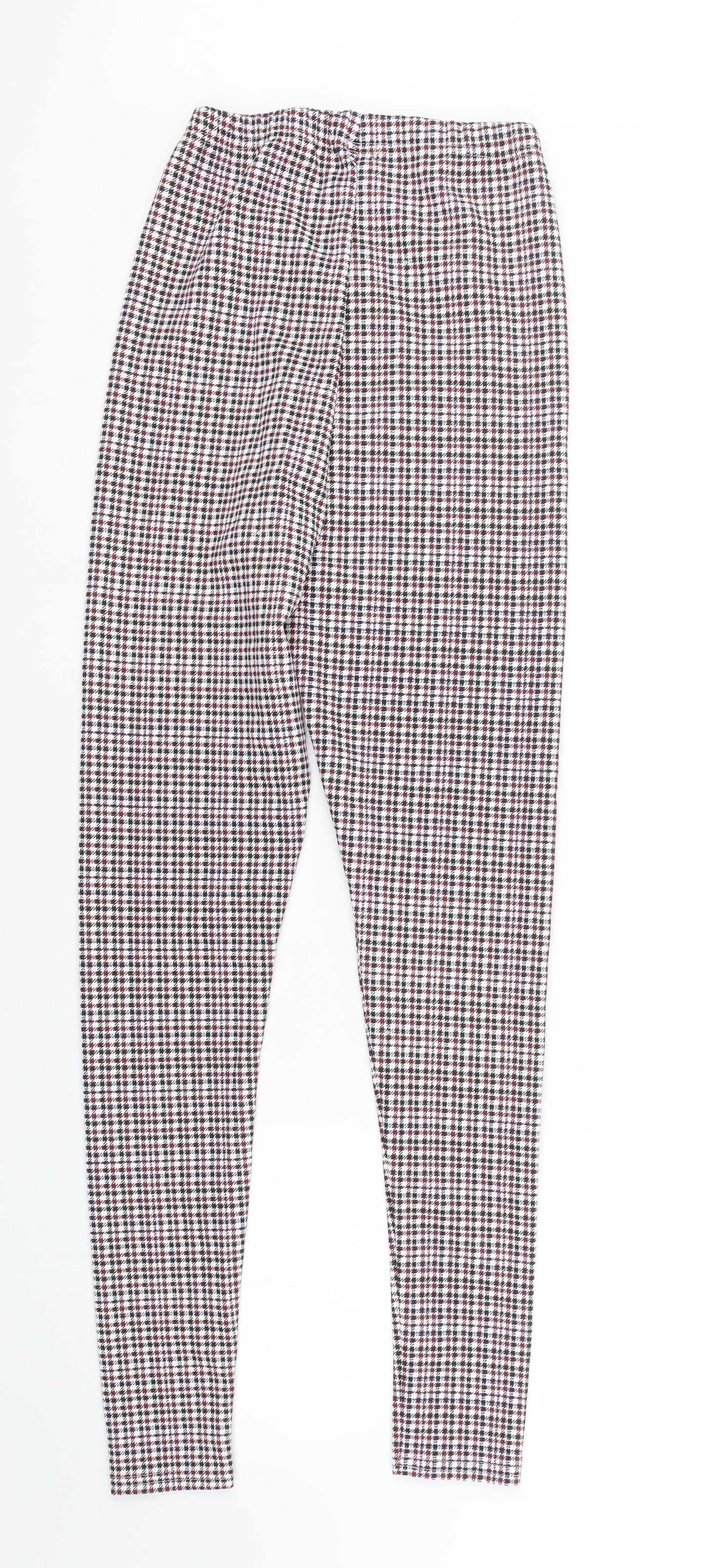 Womens UK Size 4 PRETTYLITTLETHING  Capri Red Leggings