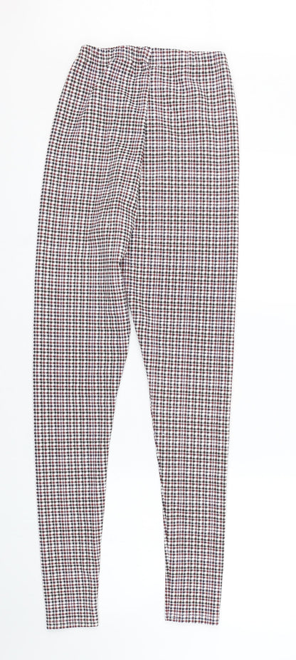 Womens UK Size 4 PRETTYLITTLETHING  Capri Red Leggings