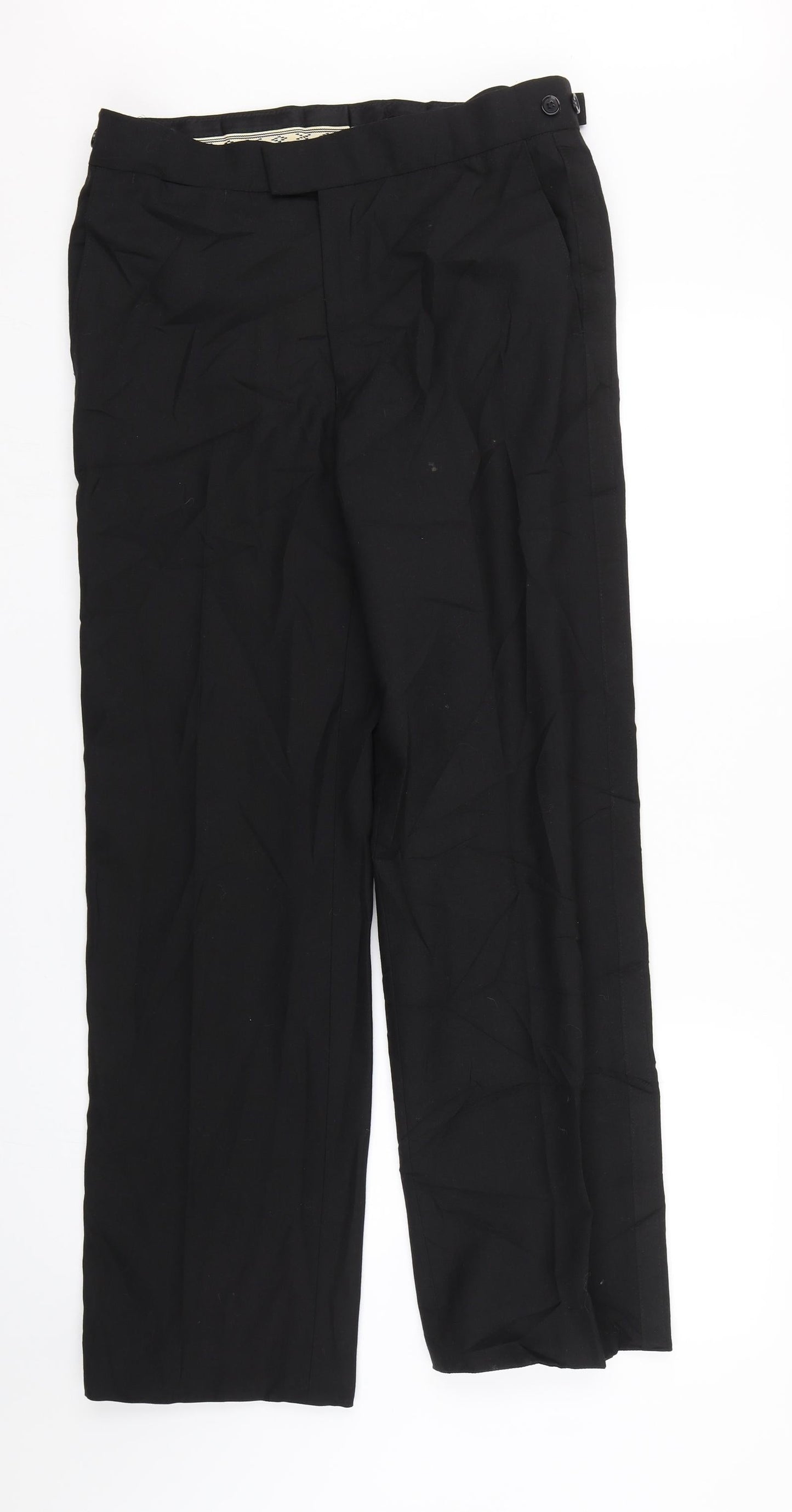 Preworn Mens Black   Trousers  Size 31 L27 in