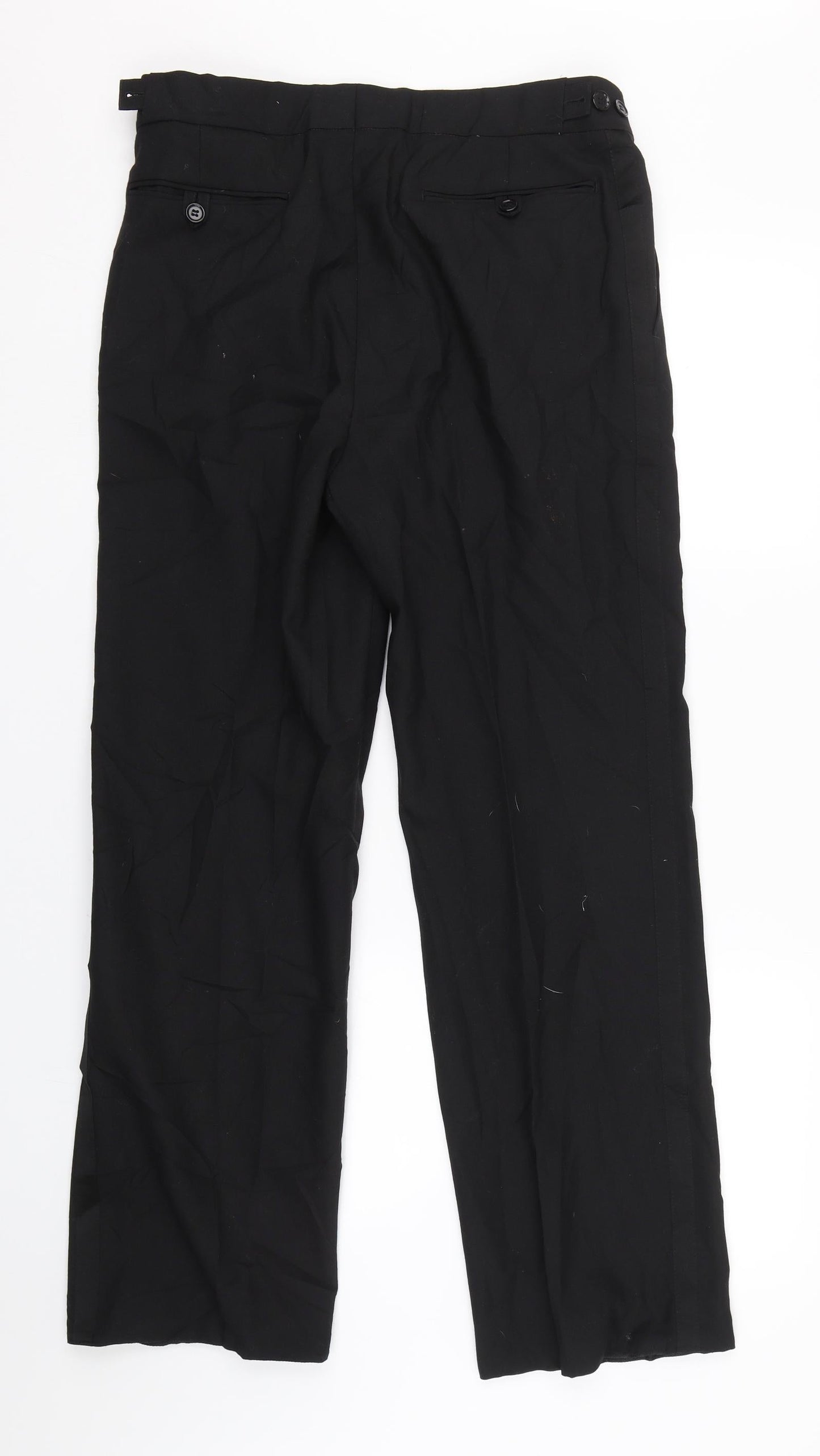 Preworn Mens Black   Trousers  Size 31 L27 in