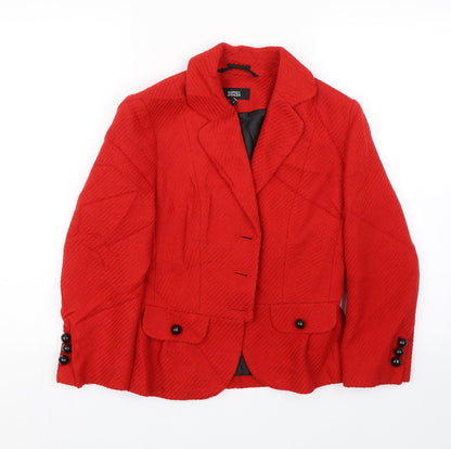 Womens UK Size 8 M&S Red Jacket