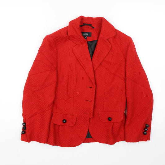 Womens UK Size 8 M&S Red Jacket