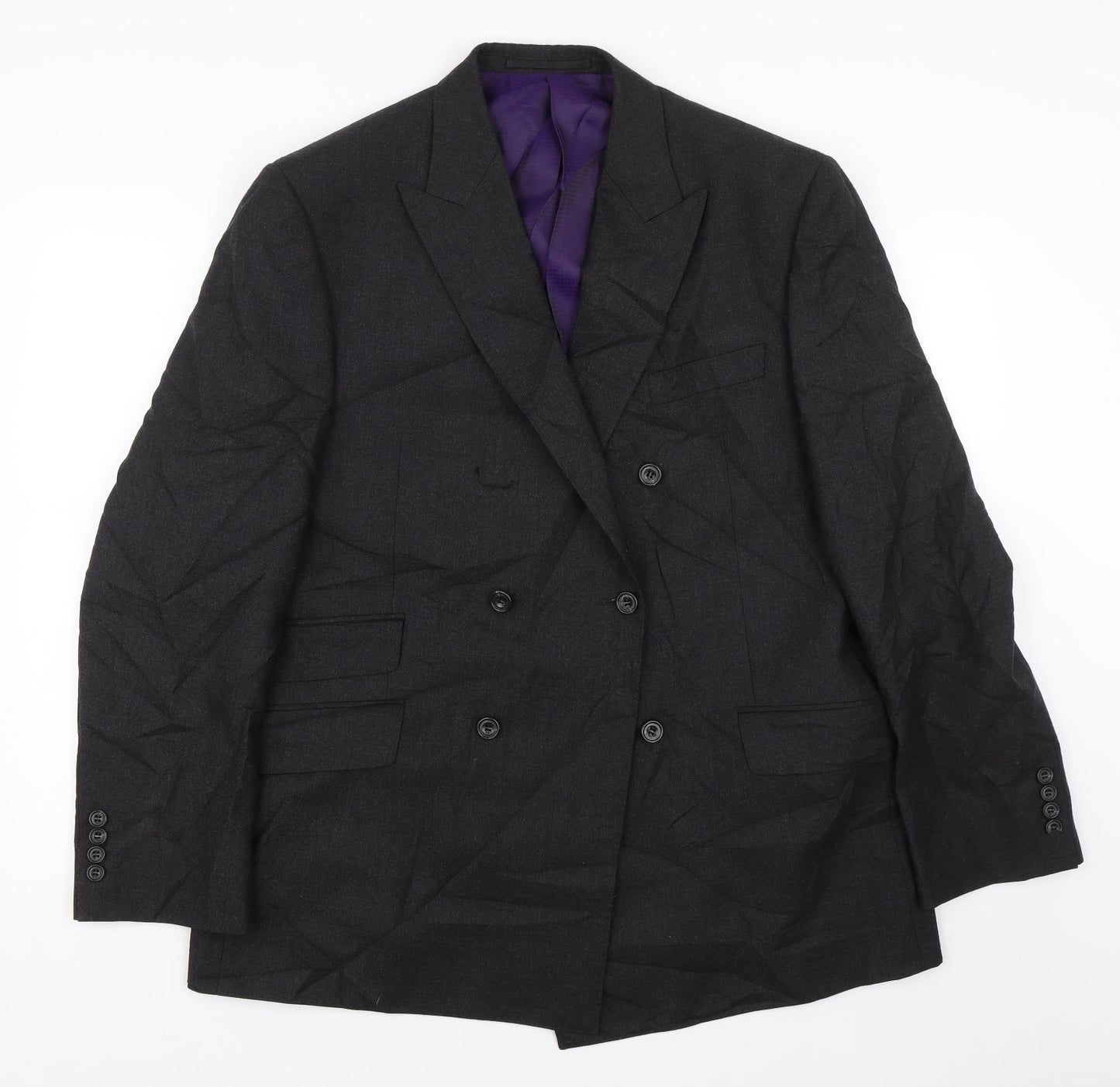 Mens UK Size M M&S Regular Black Suit Jacket