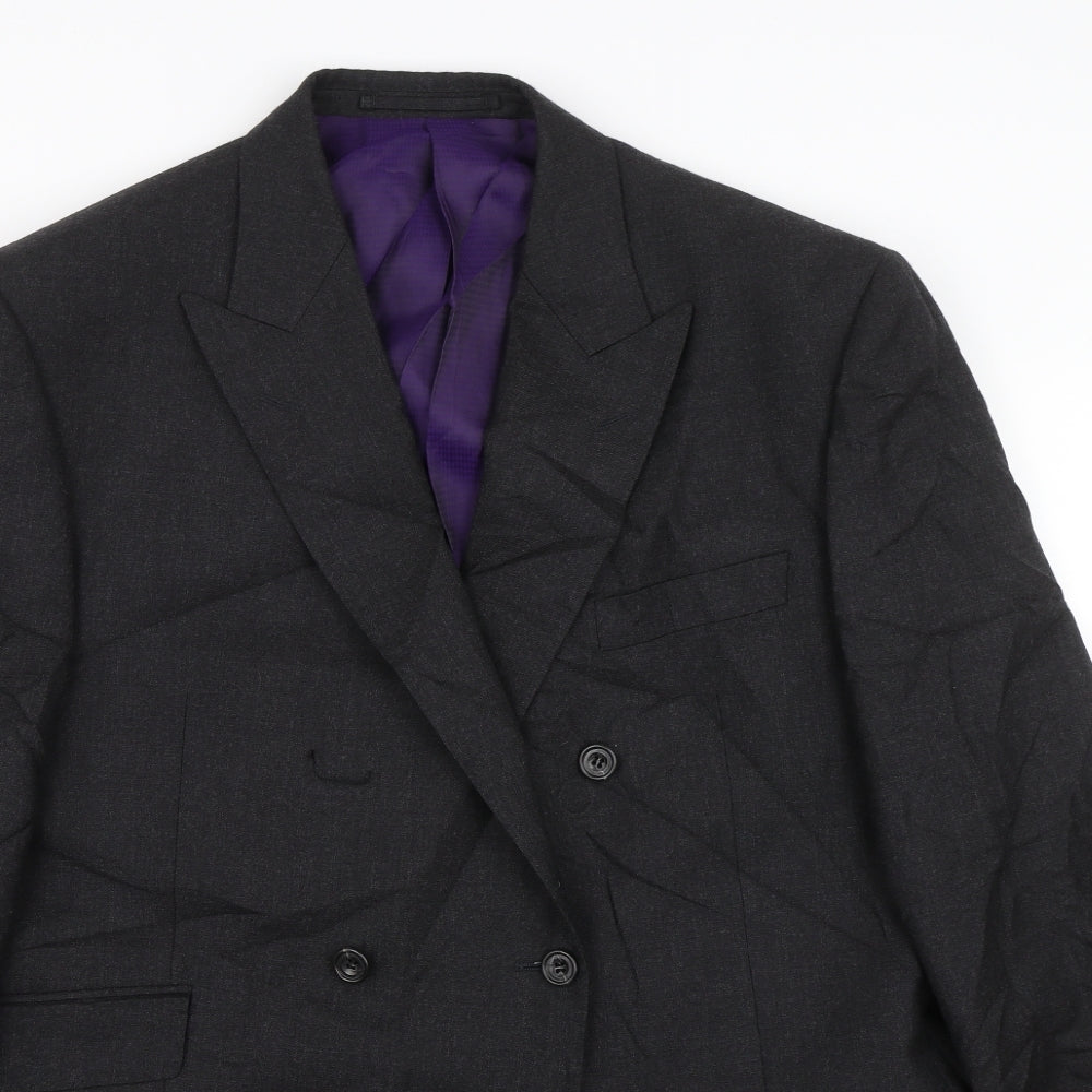 Mens UK Size M M&S Regular Black Suit Jacket