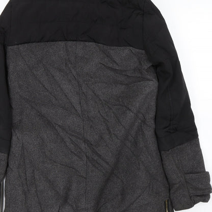 Zara Womens Grey   Overcoat Coat Size S