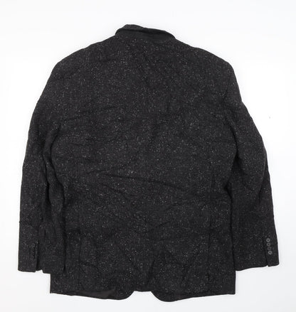 Mens UK Size L Sam Reme Black Jacket