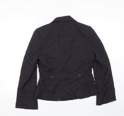 Womens UK Size 10 Planet Regular Black Suit Jacket