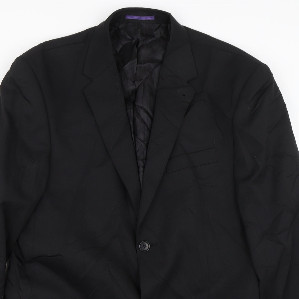 Mens UK Size 40 NEXT Regular Black Suit Jacket