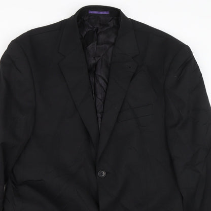 Mens UK Size 40 NEXT Regular Black Suit Jacket