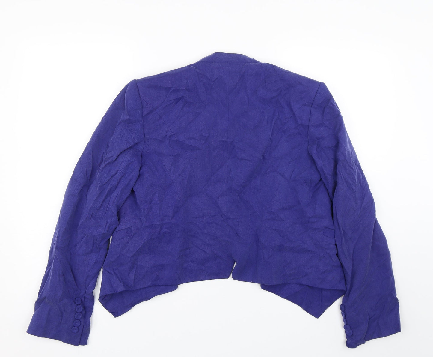 M&S Womens Blue   Jacket Suit Size 12