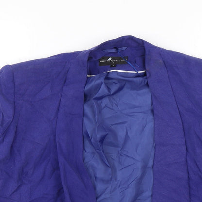 M&S Womens Blue   Jacket Suit Size 12