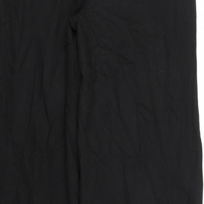 Womens UK Size 8 Missguided Regular Fit  Black Trousers