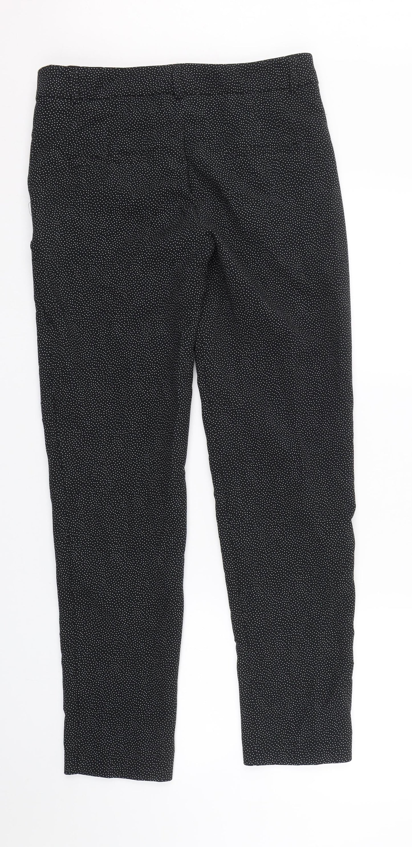 MNG Womens Black Polka Dot  Bloomer Trousers Size 6 L27 in