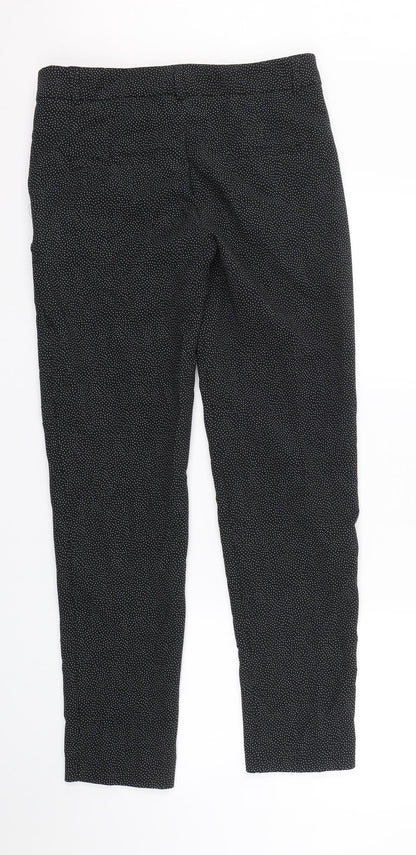 MNG Womens Black Polka Dot  Bloomer Trousers Size 6 L27 in
