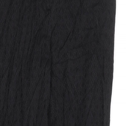 Jobis Womens Black Argyle/Diamond  Trousers  Size 12 L27 in