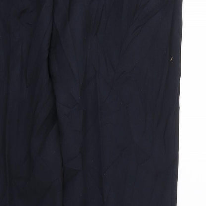 Womens UK Size 12 M&S Regular Fit  Black Trousers