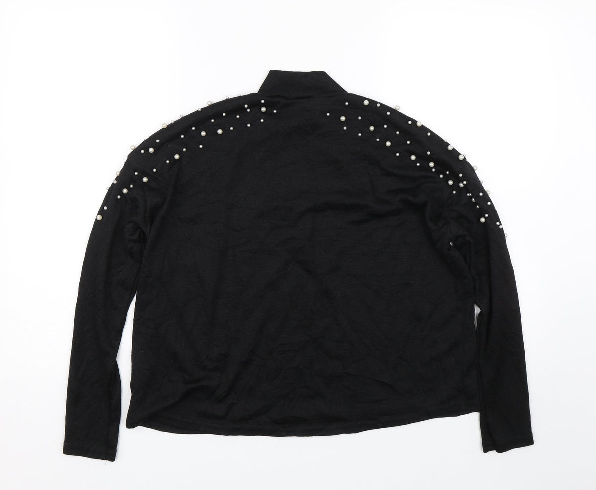 Womens UK Size S H&M Black Pullover Jumper
