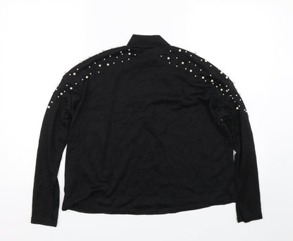Womens UK Size S H&M Black Pullover Jumper