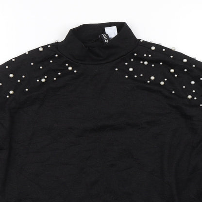 Womens UK Size S H&M Black Pullover Jumper