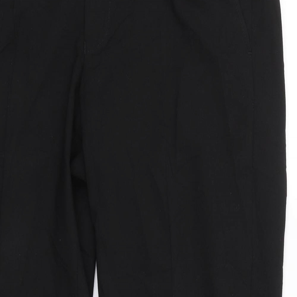 Womens UK Size 32 M&S Regular Fit  Black Trousers