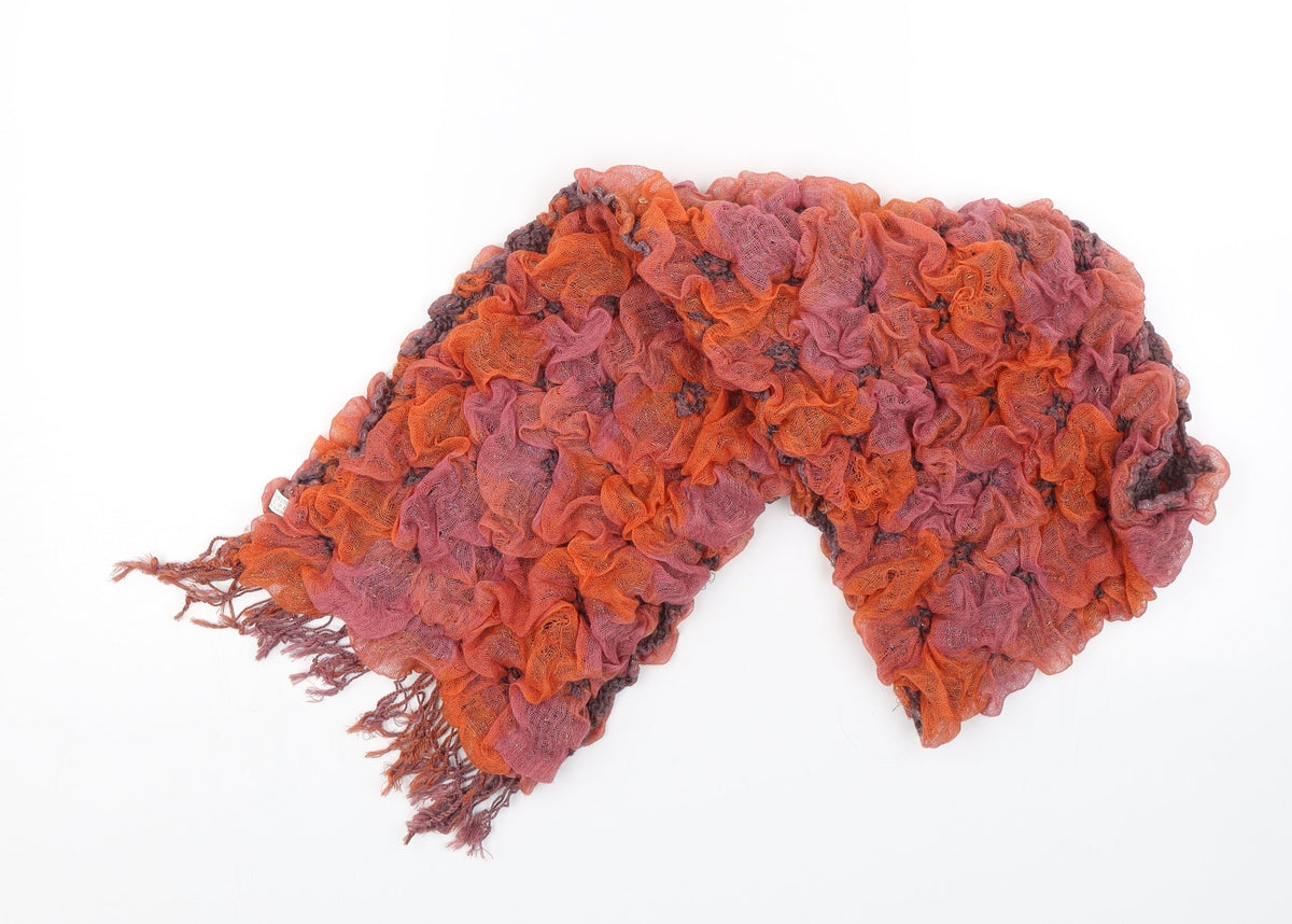 Preworn Womens Orange    Scarf