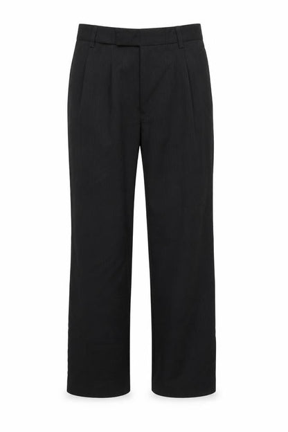Womens UK Size 8 Preworn Regular Fit  Black Trousers