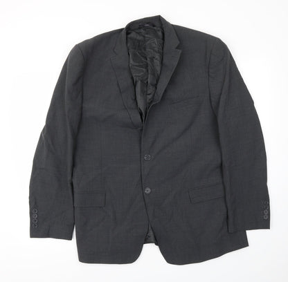 Mens UK Size 44 M&S Regular Grey Suit Jacket