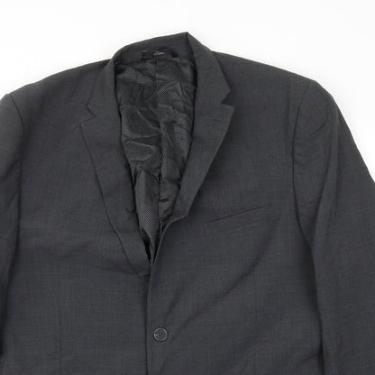 Mens UK Size 44 M&S Regular Grey Suit Jacket