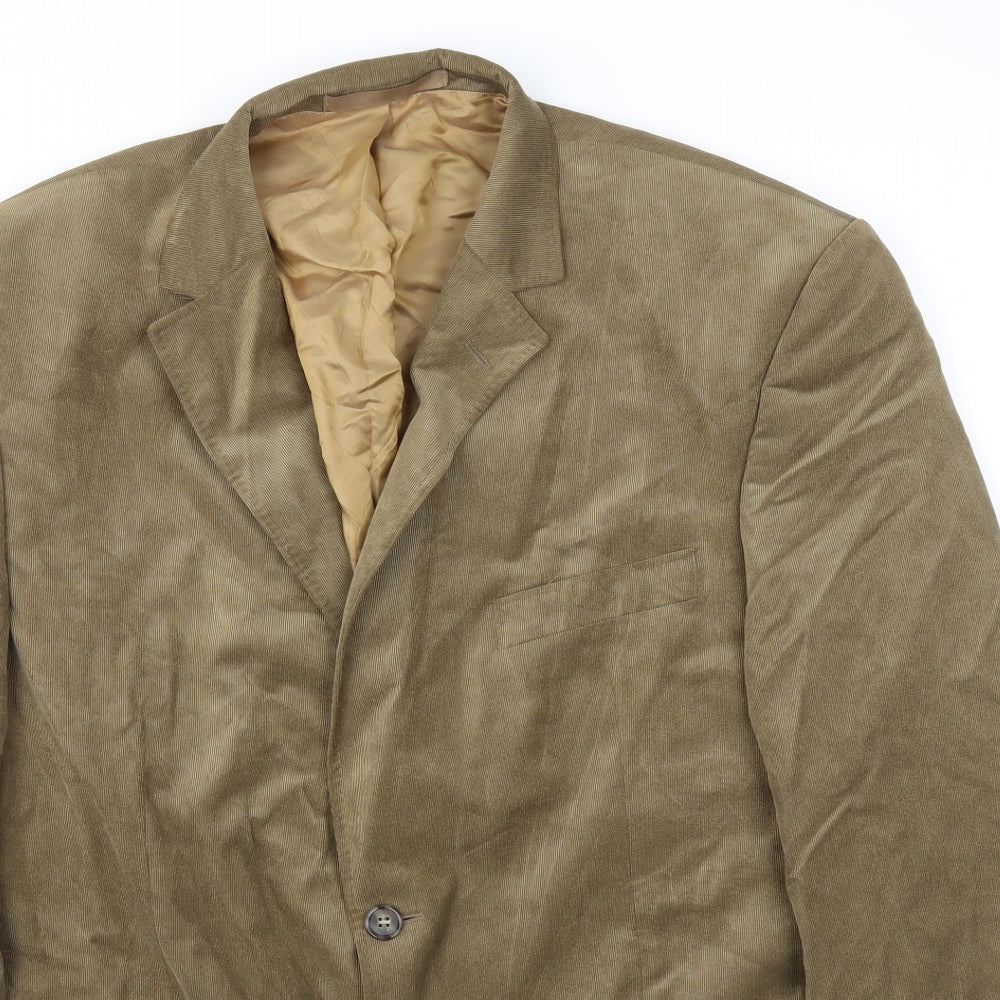 Mens UK Size 42 M&S Regular Brown Suit Jacket