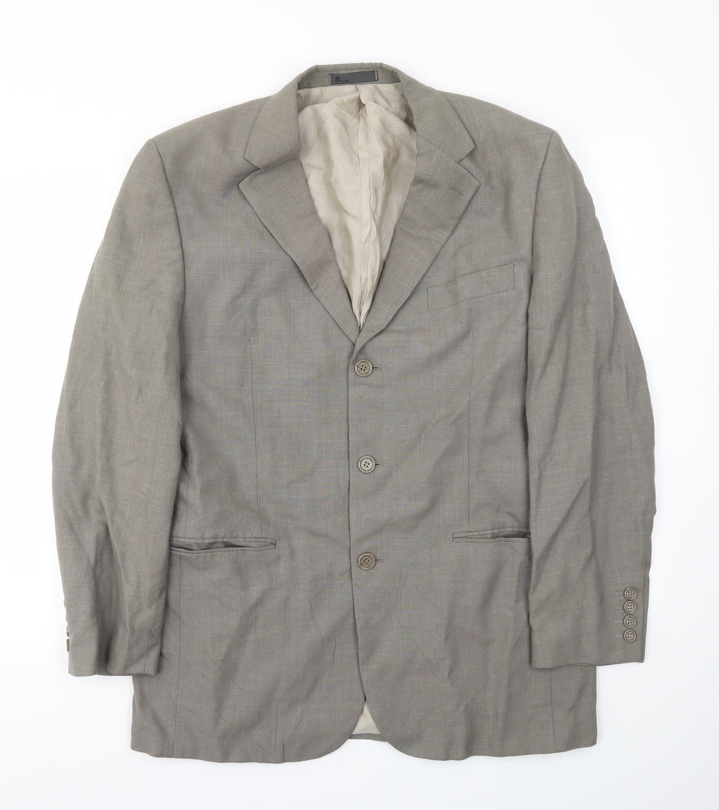 Mens UK Size 40 BHS Regular Grey Suit Jacket