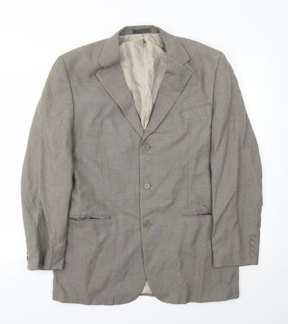 Mens UK Size 40 BHS Regular Grey Suit Jacket
