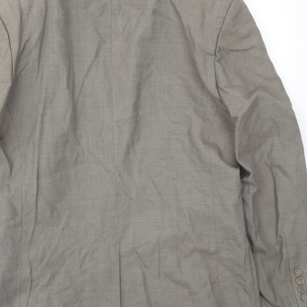 Mens UK Size 40 BHS Regular Grey Suit Jacket