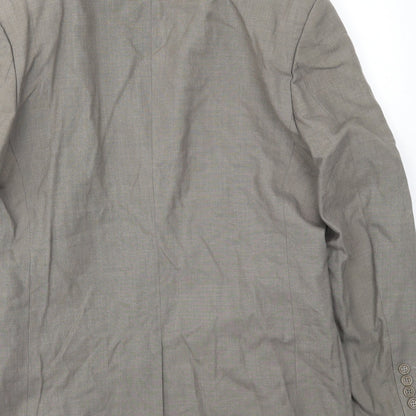 Mens UK Size 40 BHS Regular Grey Suit Jacket