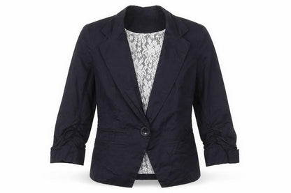 FUNKFISH Womens Blue   Jacket Blazer Size S