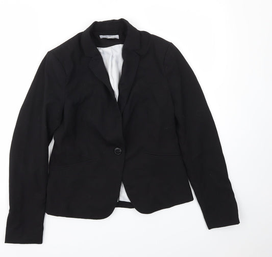 H&M Womens Black   Jacket Blazer Size 8