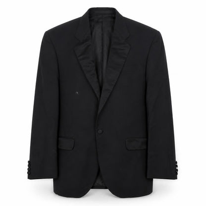 THE BRITISH Mens Black   Jacket Blazer Size 40