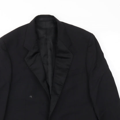 THE BRITISH Mens Black   Jacket Blazer Size 40