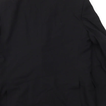 THE BRITISH Mens Black   Jacket Blazer Size 40