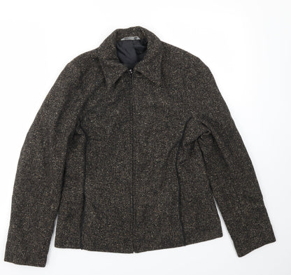 Womens UK Size 10 M&S Brown Jacket