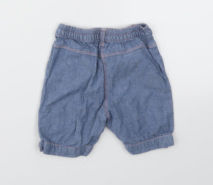 TU Girls Blue   Capri Jeans Size 3-6 Months