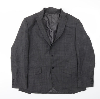 TURNER & SANDERSON Mens Grey   Jacket Blazer Size 44