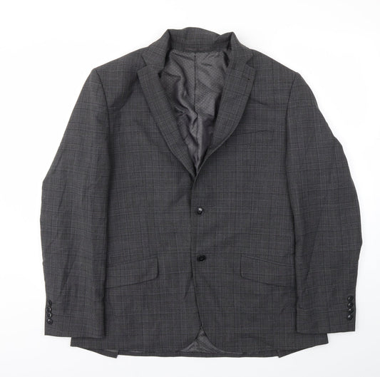 TURNER & SANDERSON Mens Grey   Jacket Blazer Size 44