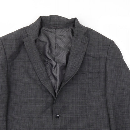 TURNER & SANDERSON Mens Grey   Jacket Blazer Size 44