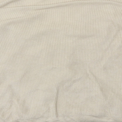 Womens UK Size 18 M&S Beige Pullover Jumper