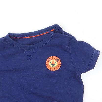 Mini Club Baby Blue   Basic T-Shirt Size 6-9 Months