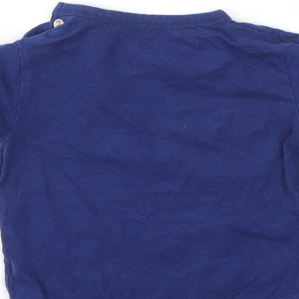 Mini Club Baby Blue   Basic T-Shirt Size 6-9 Months