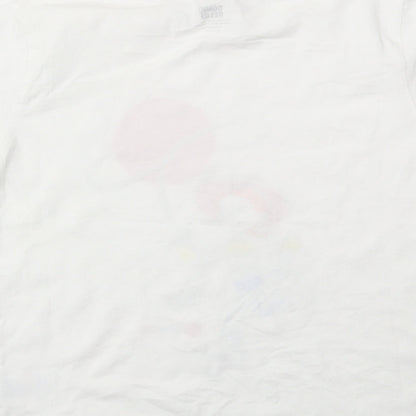 COMI RELIFE  Boys White   Basic T-Shirt Size 11-12 Years