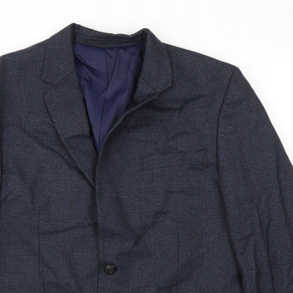 Mens UK Size 42 M&S Regular Blue Suit Jacket