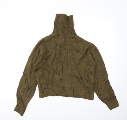 Womens UK Size S H&M Green Pullover Jumper
