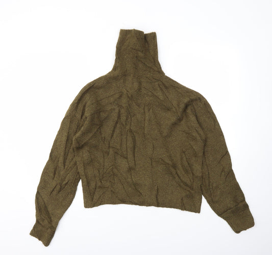 Womens UK Size S H&M Green Pullover Jumper